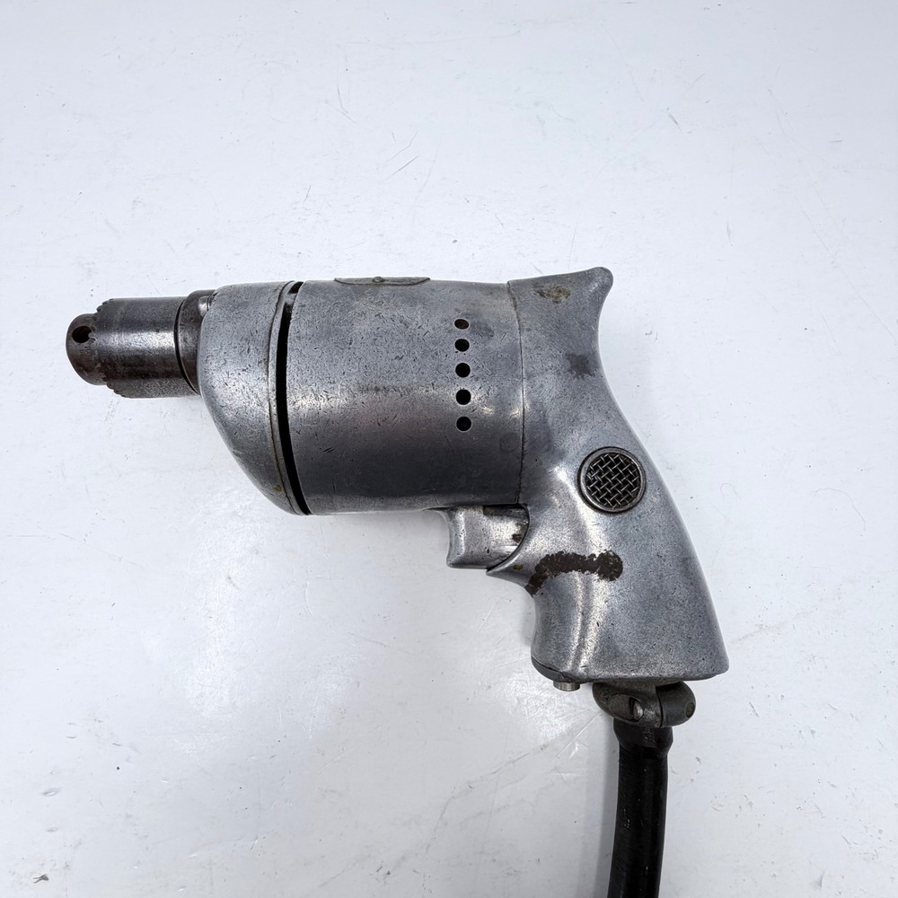 Vintage Black & Decker 1/4" Holgun Electric Drill 2500 RPM Type P USA Keyed Tool